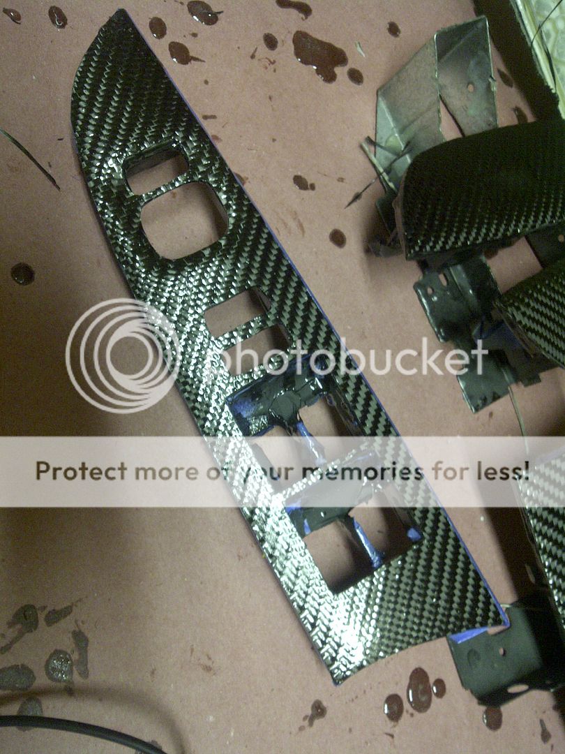 Carbon Wrapping Project Lexus IS250 interior trim